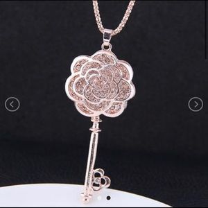 Long Rose Gold necklace
